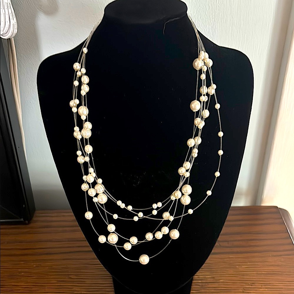 Anne Klein Faux Pearl Necklace